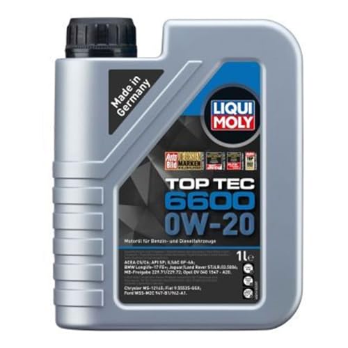 LIQUI MOLY Top Tec 6600 0W-20 | 1 L | Synthesetechnologie Motoröl | Art.-Nr.: 21440 – Ansicht 3
