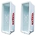 (2 Pack) 20 Lb White Color Plastic Heavy Duty Outside Fire Extinguisher Cabinet