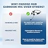 WinBridge Voice Amplifier Wireless Microphone Earhook, Porable Speaker and Mic for Teachers, Mini PA System with Crystal-Clear Original Sound, Fitness Ear-Secured Microphone for Public Speaking WB007