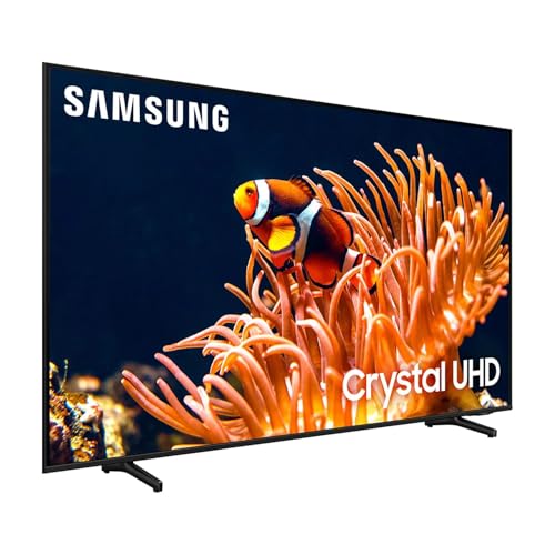 Samsung 65-Inch Class DU8000B (2024) Crystal UHD 4K Smart TV AirSlim,Motion Xcelerator,Mega Contrast,Dynamic Crystal Color,Gaming Hub UN65DU8000BXZA (Renewed)