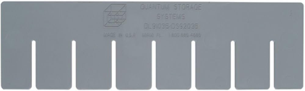 DL91035/DS92035CO Short Divider for The DG92035CO or Long Divider for The DG91035CO, Black Conductive, 6-Pack