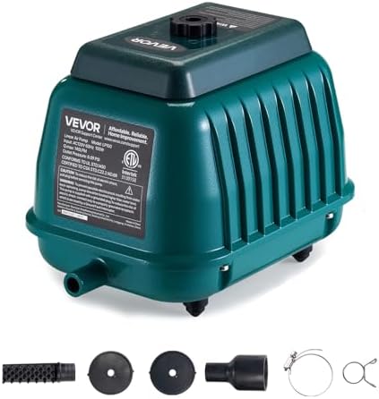 VEVOR Commercial Linear Air Pump 2219 GPH | High Output Aerator f...