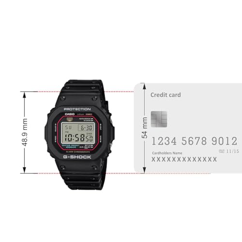 Image of Casio G-Shock DW-5000R-1ADR Digital Black Dial Men (G1660)