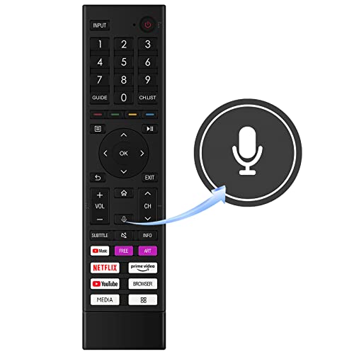 VINABTY ERF3N80H Replacement Voice Remote Control fit for Hisense TV 70A6BG 75A6BG 85A6BG 43A6BG 43A6CG 50A6BG 50A6CG 43A6DG 43A6DGCH 43A6EG 43A6FG 43A6GG 43A6HG 43A6EGCH 43A6BGTUK 43A6FGTUK - Image 2