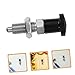 JUMPLAWN 2PCS Stainless Steel Self-Locking Spring Plunger with Knob Spring Return Indexing Pin for Accurate Positioning in Industrial Equipment
