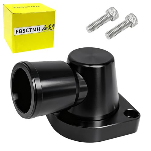 Billet Swivel Thermostat Housing Black LS Compatibility