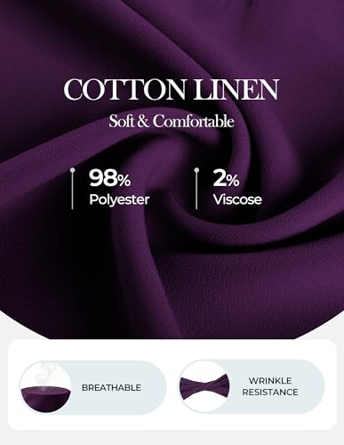 Womens Business Casual Tops,3/4 Sleeve Henley Shirts with Zip Up,Office Work Blouses Lightweight Summer Purple XX-Large — view 4