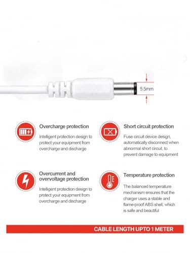Image of 12v Adapter, DC 12V 2A, AC 100-260V Input, Stable Output, for CCTV, LED Strip, DVR, Router, car Bike Toy Charger