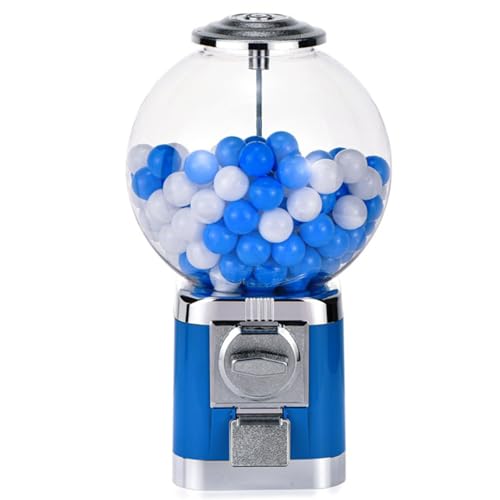 Distributore di gomme da Masticare Bubble Gumball, distributore di Palline alla rinfusa con 100 Twister da 32 mm, distributore di Caramelle per Giocattoli Classici Bubble Capsule per Negozi Blue