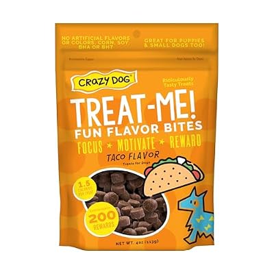Crazy Dog Treat-Me! Mini Treats: Taco, 4 oz. Bag