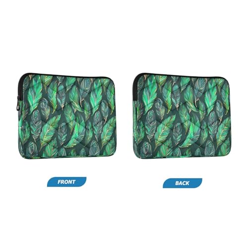 Funda para portátil 13-14 pulgadas impermeable verde miniatura 2