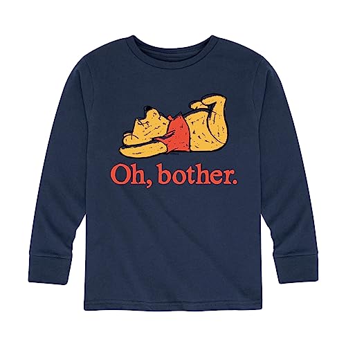 Disney Winnie The Pooh - Oh, Bother - Sketch - Toddler and Youth Long Sleeve Graphic T-Shirt