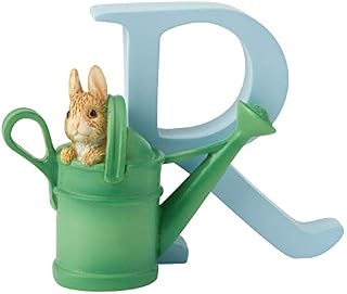 Beatrix Potter Alphabet Letter R Peter Rabbit in Watering Can Figurine