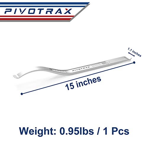 Pivotrax 15” Tire Mount | Demount Curved Iron Tire Lever | Wrench, Set Of 2 #TOP4