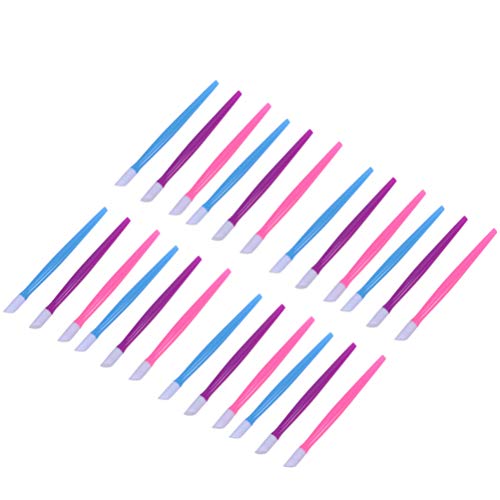 FRCOLOR 108 Pcs Unha Empurrador Cutícula Plastic Handle Nail Cleaner Cleaner Manicure Ferramentas Da