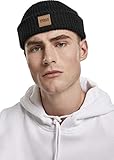 Urban Classics Unisex Strick-mütze Dogger Beanie Strickm tze, Schwarz (Black 00007), Einheitsgröße EU