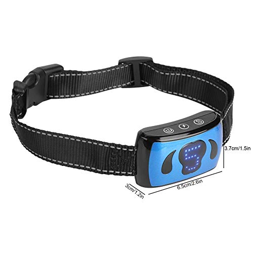 Coleira anti-latido para cães, coleira automática para parar latido para cães pequenos, médios, gran