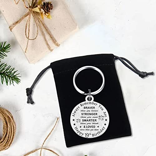 Sousyokyo 19Th Birthday Gifts For Teen Girls Boys 2004, 19 Year Old Birthday Keychain Gift For Women Her Men, Happy 19Th Birthday Present #TOP6