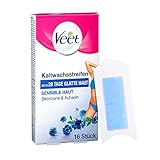 wachsstreifen gesicht test Für Bikinzone & Achseln Veet Kaltwachssstreifen Easy-Gelwax Technology für die Bikinizone & Achseln, 16 Stück