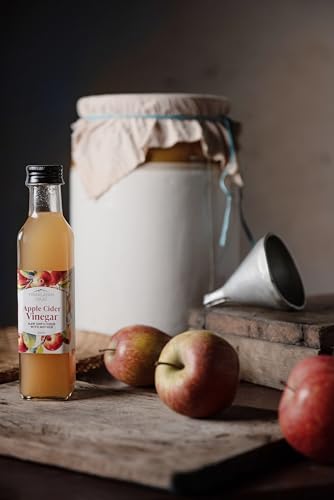 Image of Himalayan Haat Apple Cider Vinegar - Raw, Unfiltered with Mother | Organic Himalayan Apples | Detoxifying & Ideal for Salad Dressings & Pickles | 250ml x 2