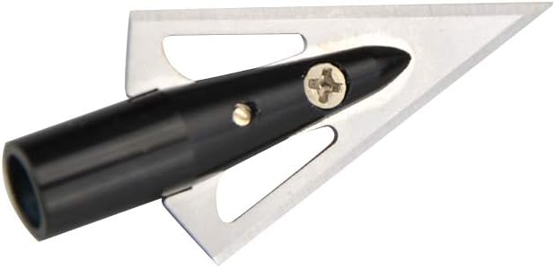 SHARROW 8mm Diameter Arrow Broadhead Glue on Arrowheads Carbon Arrow Tips 100 Grain for Achery Hunting Shooting 12 Pack