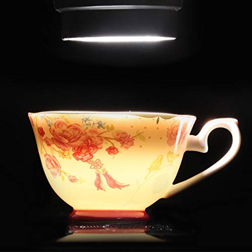 Awhome Bone China Teacup And Saucer Sets Vintage Royal Style Tea Cup Red Flower Set 7-Oz #TOP6