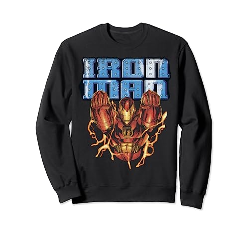 Sweat Avengers Iron Man In Flight Dark Portrait pour fan de Marvel