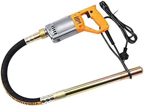 Concrete Mixers, Construction Vibrator Concrete Vibrator Electric Hand Held Cement Bubble Remover With 1M 1.2M 1.5M Hose(4800W+35#1.5m rod)