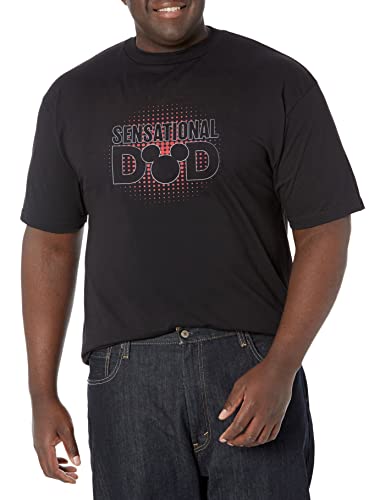 T-shirt Disney Sensational Dad noir en taille 4XL Tall pour homme grand