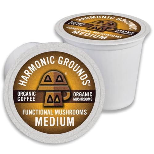 Harmonic Grounds Organic Mushroom Coffee Pods