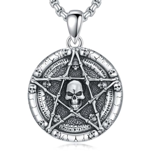 LEECCI �X�J��/�X�P���g�� Memento Mori �l�b�N���X 925�X�^�[�����O�V���o�[ �X�J��/�X�P���g���y���_���g �����v�l�b�N���X �X�J��/�X�P���g���W���G���[ �j�����p, 22 inch, �X�^�[�����O�V���o�[, ��΂Ȃ�
