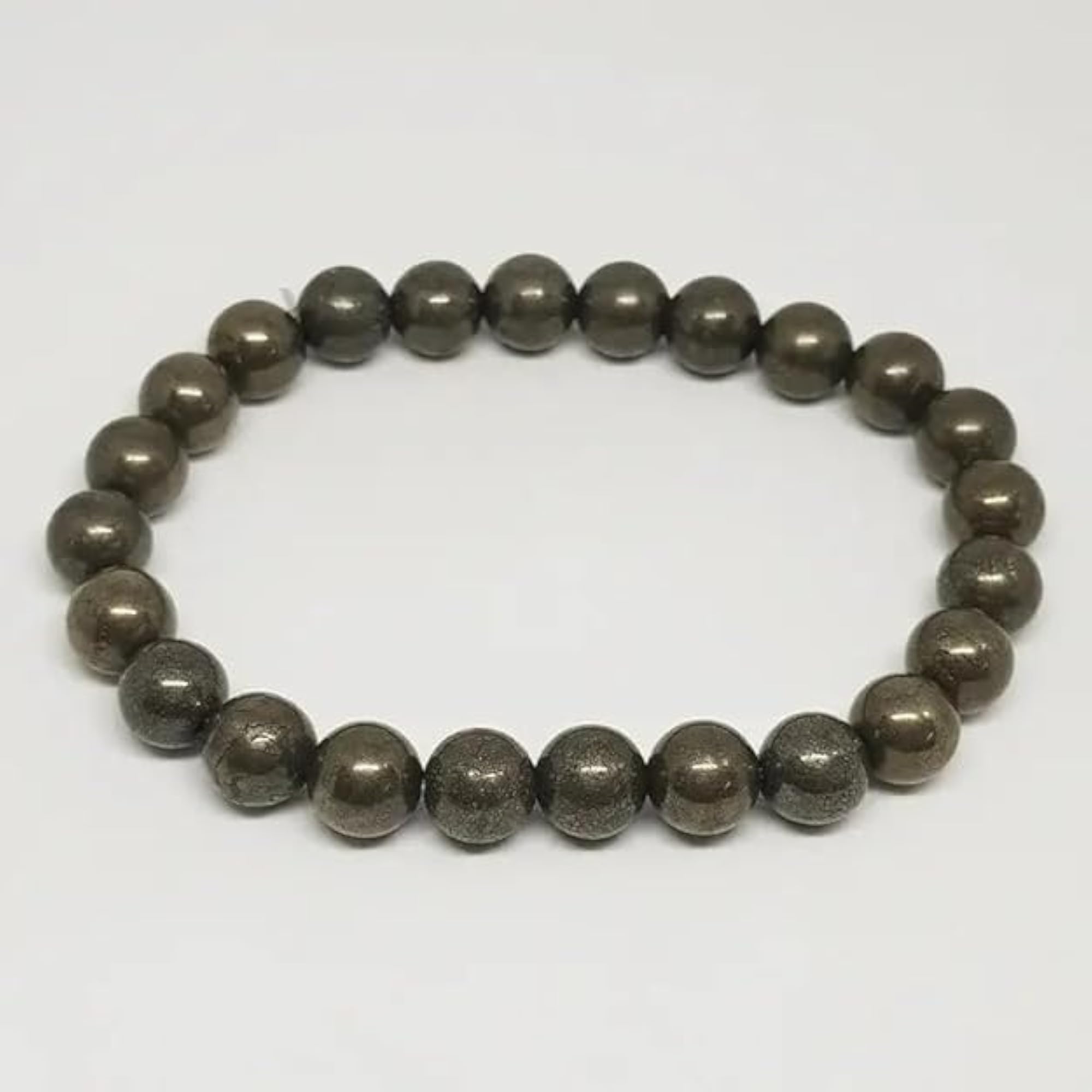 Golden Pyrite Stone Adjustable Reiki Crystal Bracelet
