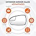 Youxmoto Driver Left Side Heated Mirror Glass, Fit for Ford Fusion 2013 2014 2015 2016 2017 2018 2019 2020 Side View Convex Mirror Glass, Fit for DS7Z17K707F DS7Z-17K707-F