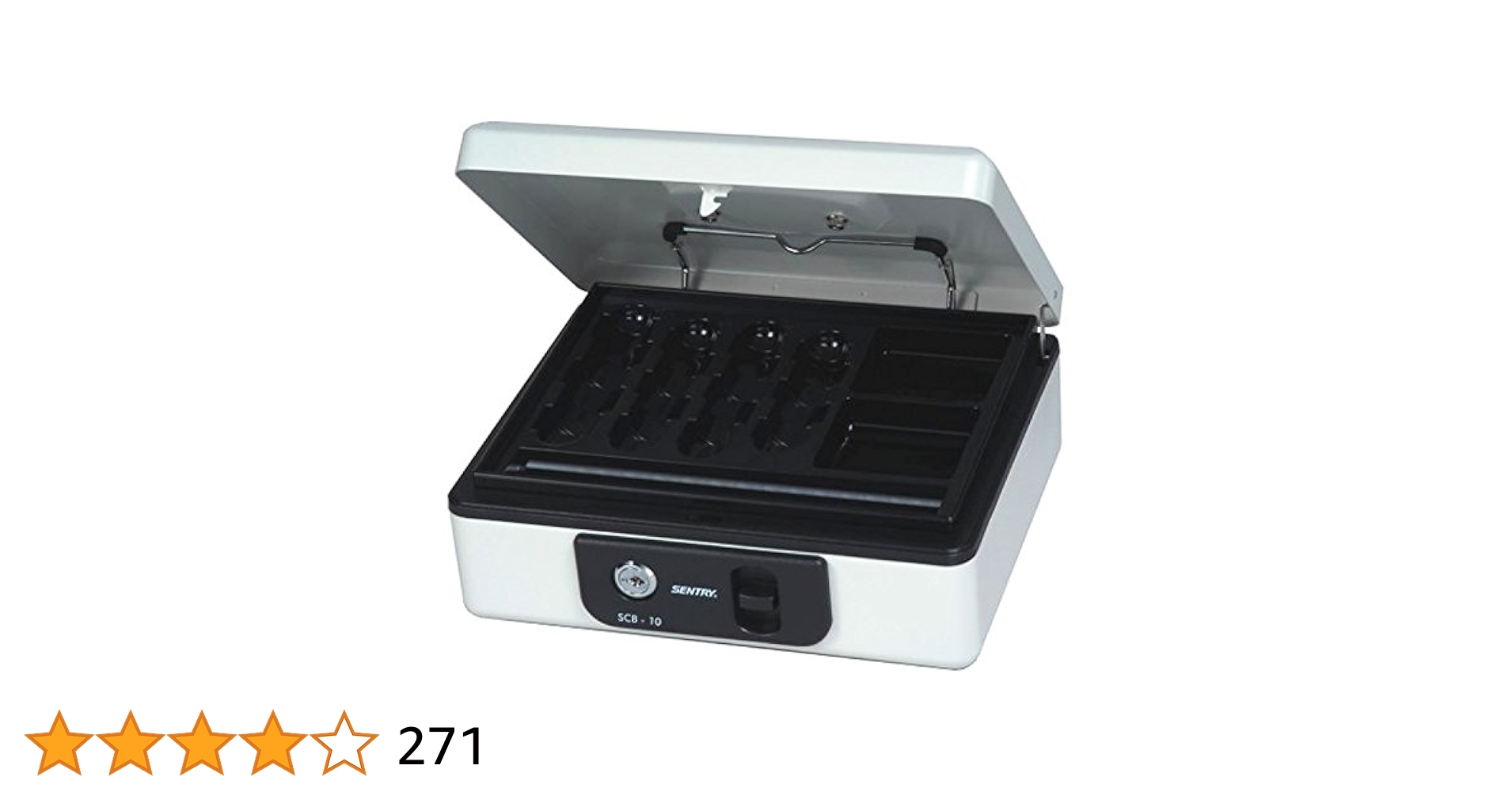 Amazon.com: SENTRY SCB-10 Small Cash Box, Storage Box, Keyed