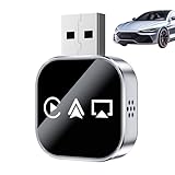 JIEBWCHA Kabelloser Auto Adapter 3-in-1 4,35 X 3,0 X 1,0 cm Auto Display Dongle Verzögerungsfreier Plug and Play Dongle, Drahtloser Adapter,Für Tägliches Pendeln, Langstreckenreisen, Stadtfahren