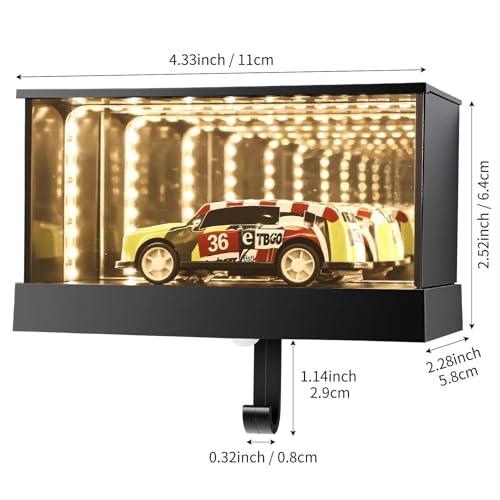 Soporte para llaves de garaje contra pérdidas con colgador de pared LED 7