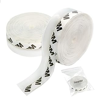 Door and Windows Strip Bottom, House and Glass Shower Door Seal StripWeather Stripping Silicone Door Seal StripSilicone Sealing Sticker for Doors and Windows, 35MM, 5m(16.4Feet)