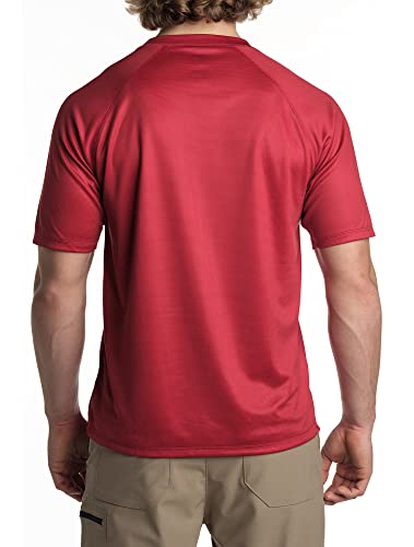 ZeroXposur Mens Sun Shirt UPF 50+ - Lightweight, Quick-Dry Swim Shirts for Men - Short-Sleeve Rash Guard for Men3