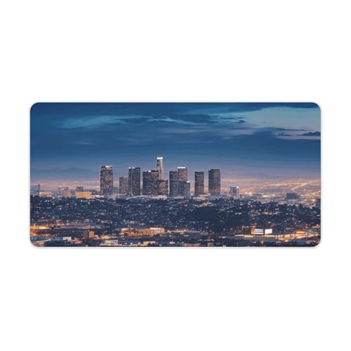 Tapis de souris de jeu 30x61 cm Los Angeles antidérapant