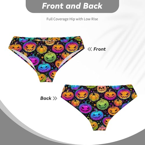 Halloween Pumpkin Orange Black Stripes Men's Briefs Triangle Underwear Comfortable Breathable Man Panties4