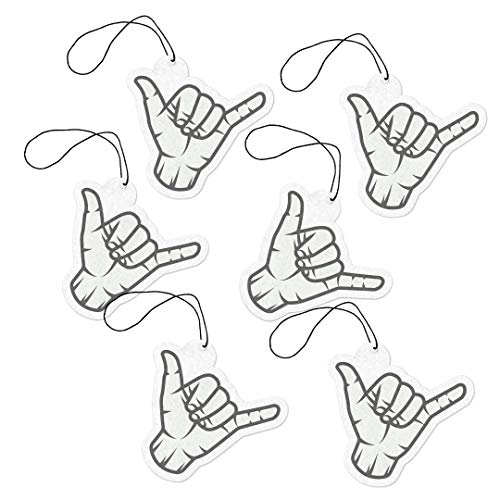 Shocka Surf Car Air Freshener By Freshy Factory - Coconut Surf Wax Scent (6 Pack) #TOP1