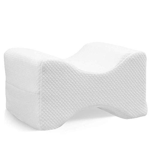 Joy-fun Almohada Cojín Piernas ortopédica de Rodilla Cojín Almohada De Gel para Dormir En Posición Ergonómica, Almohadilla ortopédica