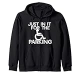 SÓLO EN ÉL para EL ESTACIONAMIENTO Silla de Ruedas Meme Sudadera con Capucha