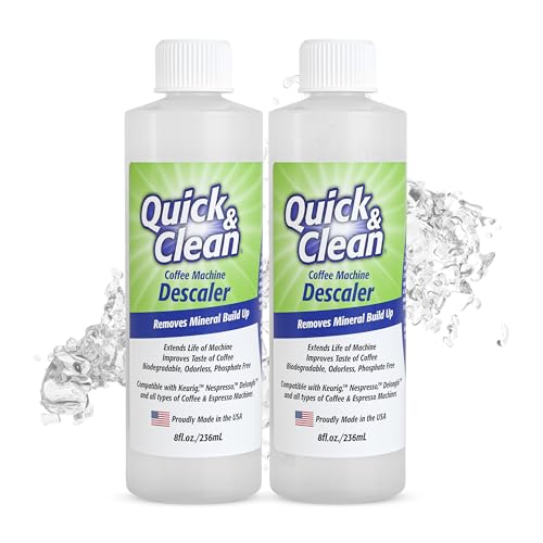 Quick & Clean 2-Pack Descaler for Coffee Machines