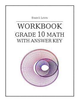 Paperback Workbook - Grade 10 Math with Answer Key Book
