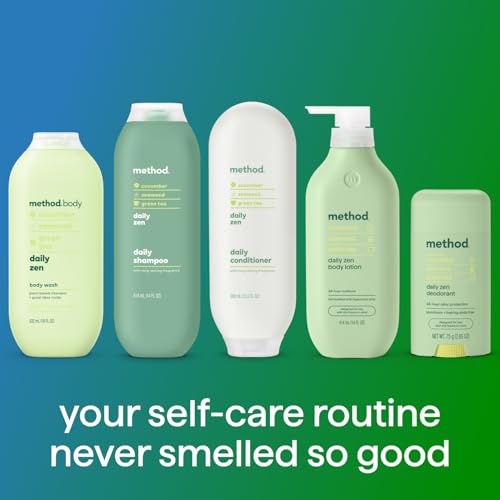 method Deodorant, Daily Zen, Cucumber, 24 Hour Odor Protection, 2.65 oz | 24 Hour Odor Protection, Glides on Clear, Aluminum & Baking Soda Free, With Scent Notes of Seaweed + Green Tea - image 6