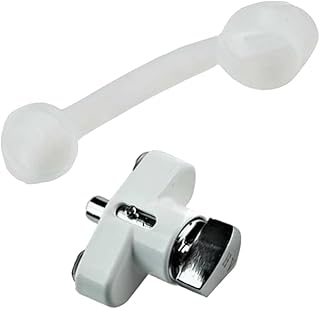 ABA HV Thumb Turn Lock Kit, Push Pin, Hurricane Shutter Hardware Part, White, New