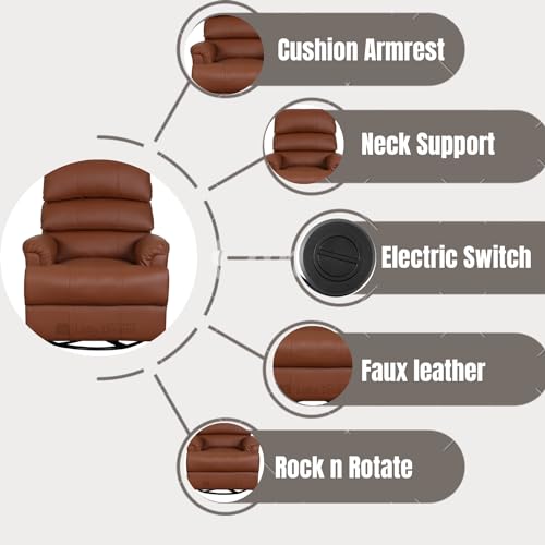 Image of Automatic Recliner Sofa 1 Seater - Luxurious Design, Plush Support, Durable Build, and 5-Year Warranty for Ultimate Comfort