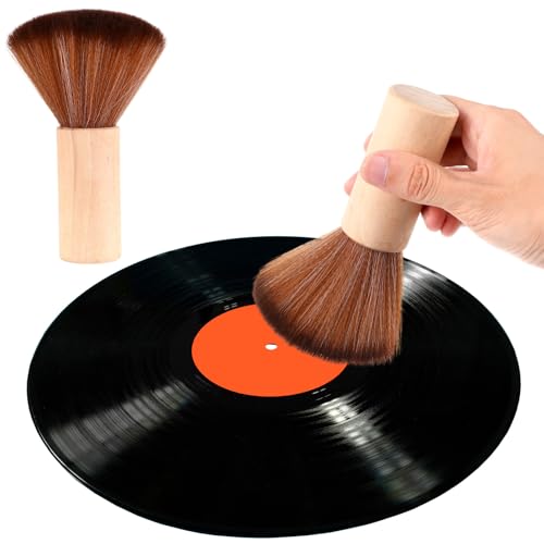 Record Cleaning Brush Vinyl Record Brush Dust Remover Brushes Anti-Static Dust Records Cleaner Brushes with Wood Handle for Vinyl Albums CD - Les Beatles, Paul McCartney, John Lennon, RIngo Starr, George Harrison Record Cleaning Brush Vinyl Record Brush Dust Remover Brushes Anti-Static Dust Records Cleaner Brushes with Wood Handle for Vinyl Albums CD