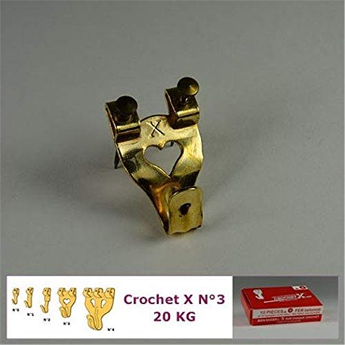 CROCHET X N°3 jusqu'à 20 kg : Boite de 10 Cover